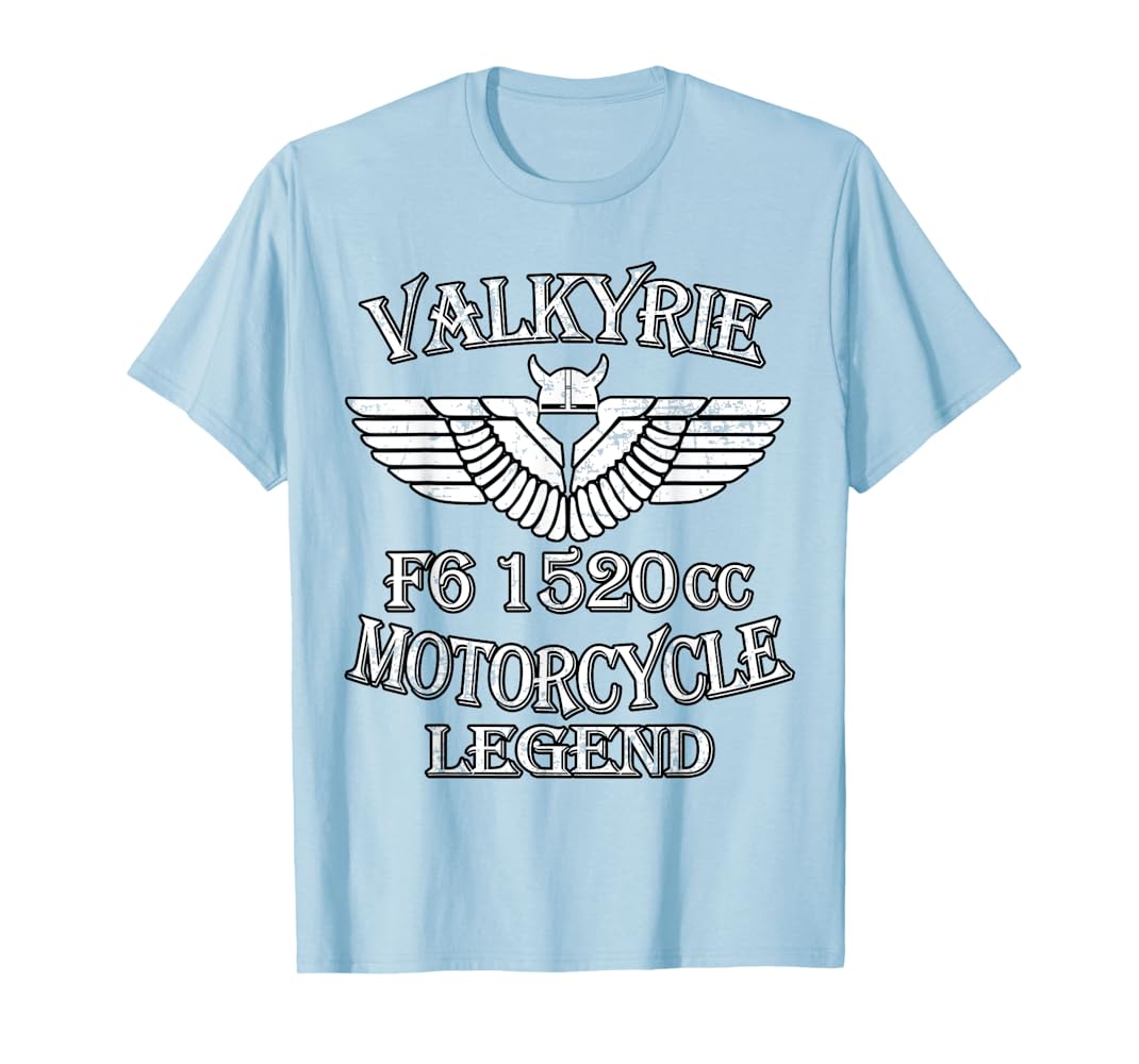 Amazon.com: Valkyrie Motorcycle T-Shirt F6 1520cc Motorcycle